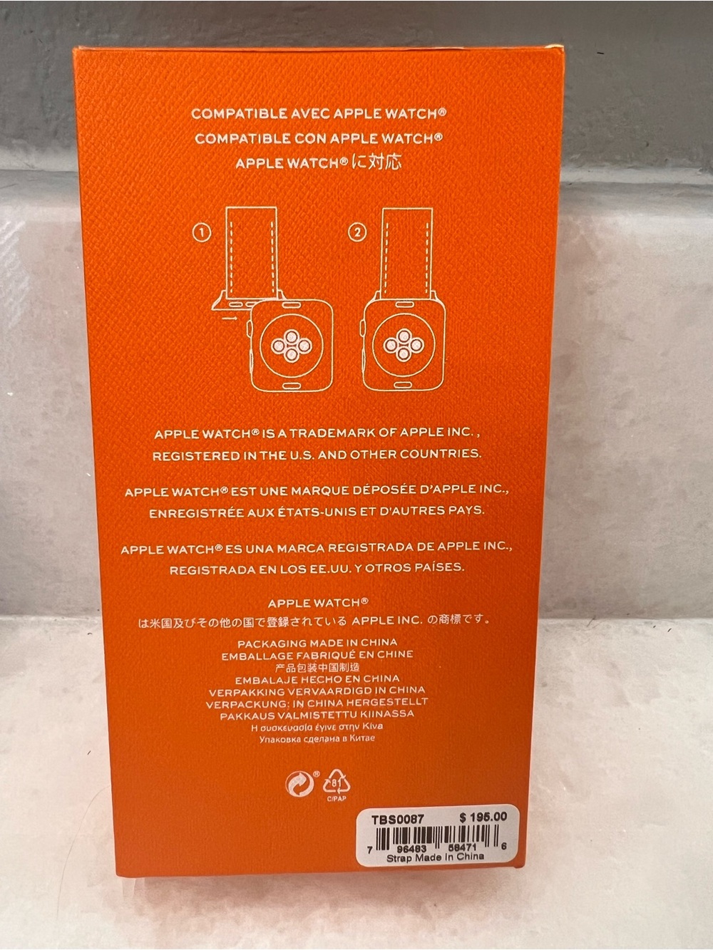 NIB Tory Burch miller two tone band for Apple Watch - Picture 4 of 7